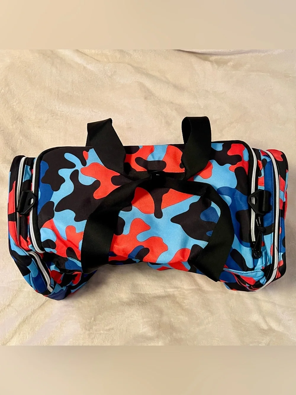 Cookies Heritage Smell Proof Blue Camo Duffel Bag